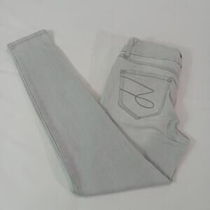 Seven7 MY1164QW Women's Tummyless Glacier Wash Denim Skinny Jeans Size 6 (28×29)